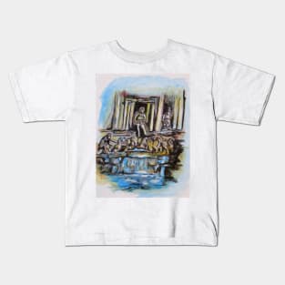 Trevi Fountain Rome Kids T-Shirt